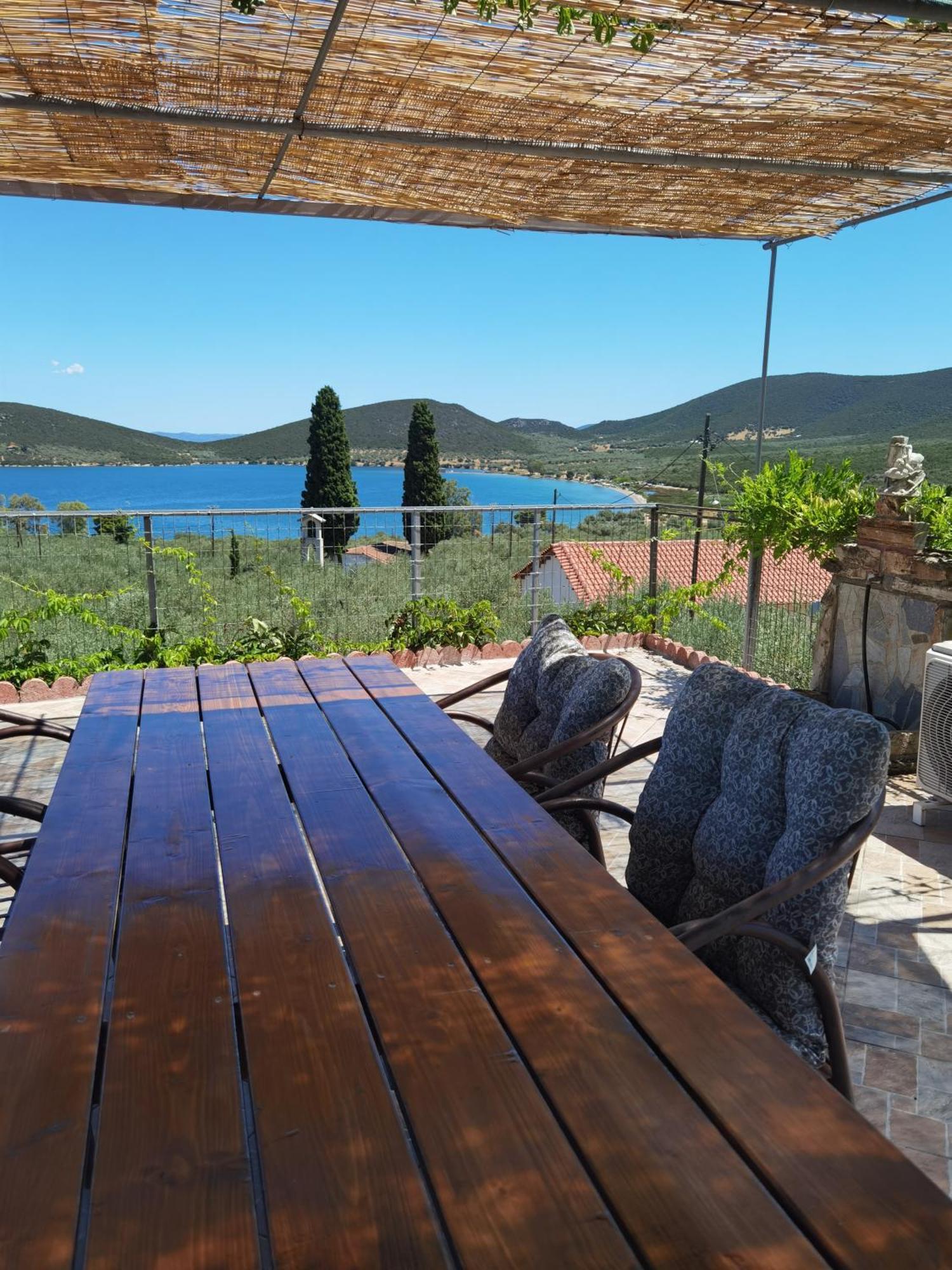 Villa Elaion Thea-Nies Sourpi Esterno foto