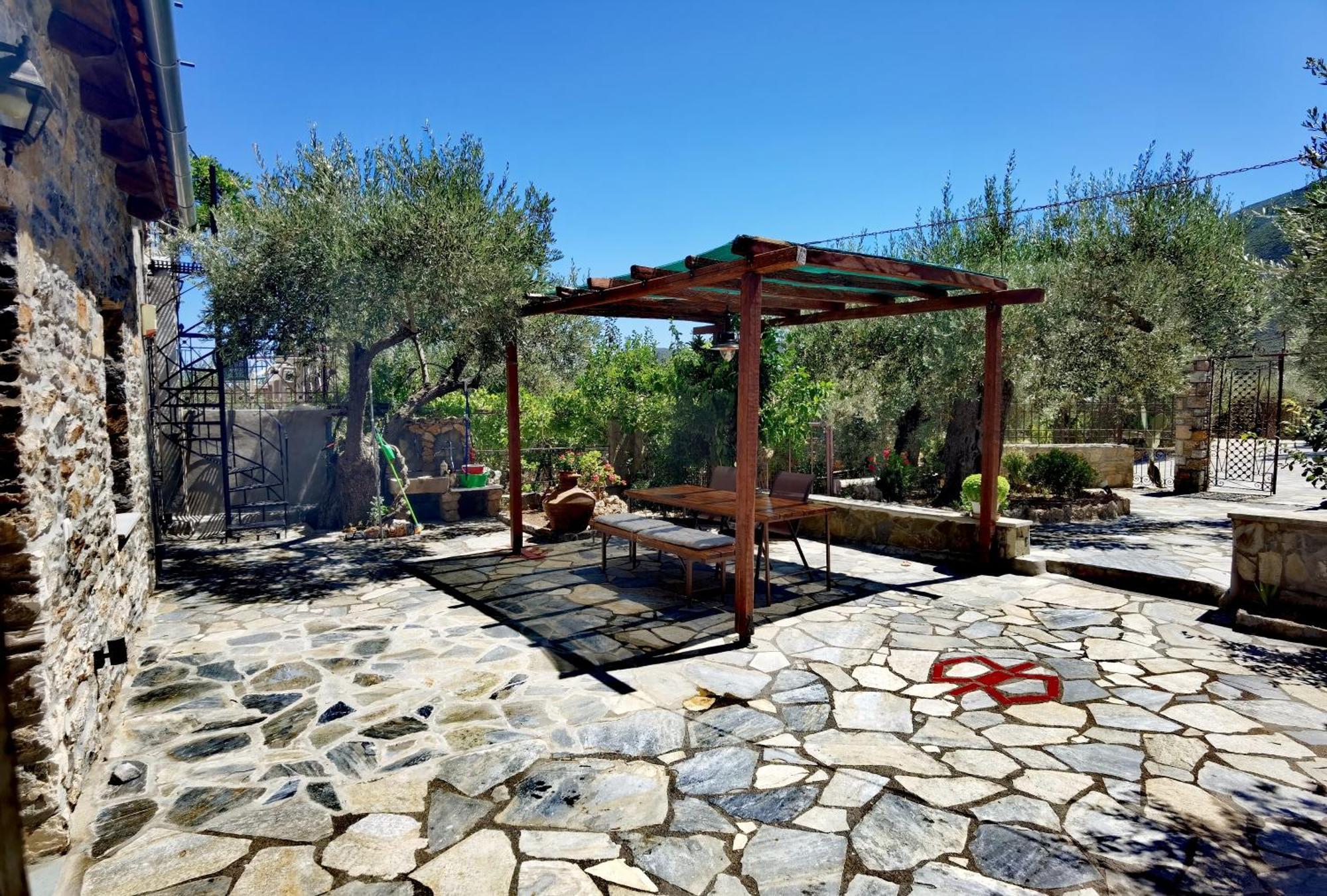 Villa Elaion Thea-Nies Sourpi Esterno foto